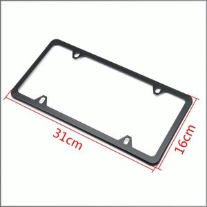 ที่วางป้ายรถ มีสไตล์และใช้งานได้จริง ป้ายรถคงที่ กรอบป้ายรถ อลูมิเนียมอัลลอยด์ ตกแต่งและสวยงาม