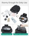 BAGSMART Small Crossbody Sling Bag, Crossbody Daypack, Chest Shoulder Bag Hiking Backpack for Casual Travel Sport. 