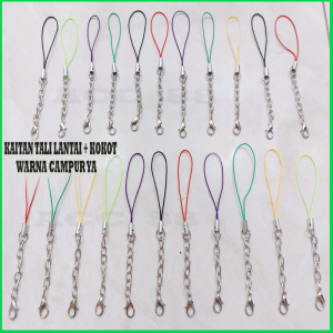 Kaitan Tali Rantai + Kokot Lobster Gantungan Handphone