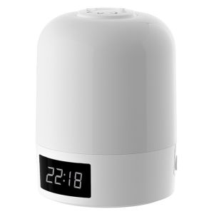 BIANPU Digital Clock Touch Night Light 3 Color Dimming LED Table Lamp Soft Light Remote Control Sleeping Lamp Nursery