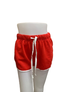 Wild Fable Celana Pendek Wanita | Ladies Short Pants - Red Stripe White Size XS