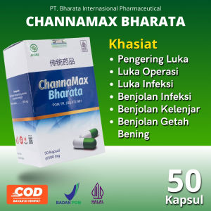 Obat Luka Operasi Luka Jahitan Luka Bakar Infeksi Herbal Channamax Bharata 100% Asli