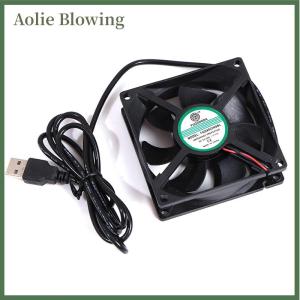 Aolie DC 5V USB Brushless Sleeve Bearing Fen Computer PC Silent Cooler Cooling Fan Lot