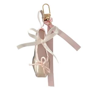 Charm Dance Shoe Ribbon Decoration Fashionable Ballet Shoe Key Ornament Suitable for Dance Bags or as a Unique Present