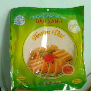 bánh tráng bò bía đậu xanh- chay mặn dùng được(gói 30miếng)