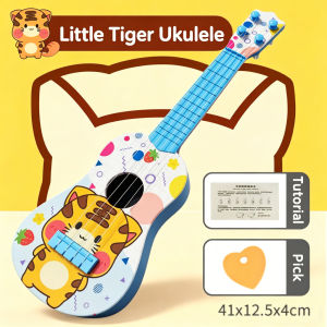 SKISOPGO Kids Ukulele 4 String Guitar Toy for Beginners Musical Instrument Early Learning Mainan Muzik Hadiah