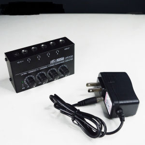 Ultra Compact 4-Channel Stereo Headphone Amplifier with Super Bass and Dynamic Volume Control