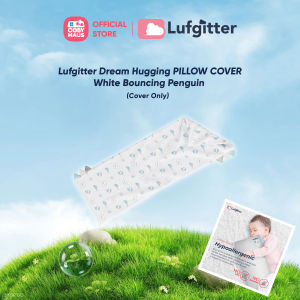 LUFGITTER Breathable Bamboo Kids Dream Hugging Pillow (Cover Only - 5 Design) M L XL