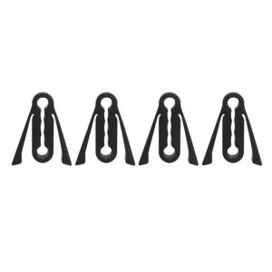 GOUPO 4Pcs Silicone Car Door Shock Absorber Soundproofing Seal Car Door Lock Sound Deadener Buffer Shock Absorption Sound Damper Door Lock Buffer for Quieter Closing