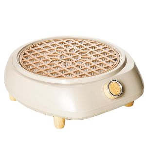 Nail Dust Collector Powerful Low Noise Fan for DIY Manis Compact desk nail fan with adjustable low-noise suction and reusable filter for DIY manis gel filing and acrylic care