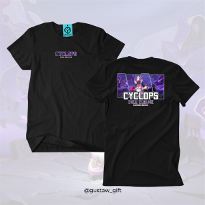 GG T-Shirt CYCLOPS Collector skin Yokai Warlock Mobile Legends Kaos Custom Katun Slim-fitting Combed Distro