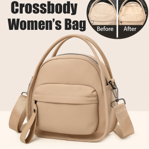 Compact and Stylish Crossbody Shoulder Bag for Women Water Resistant Durable and Adjustable Ideal for Students and Office Use