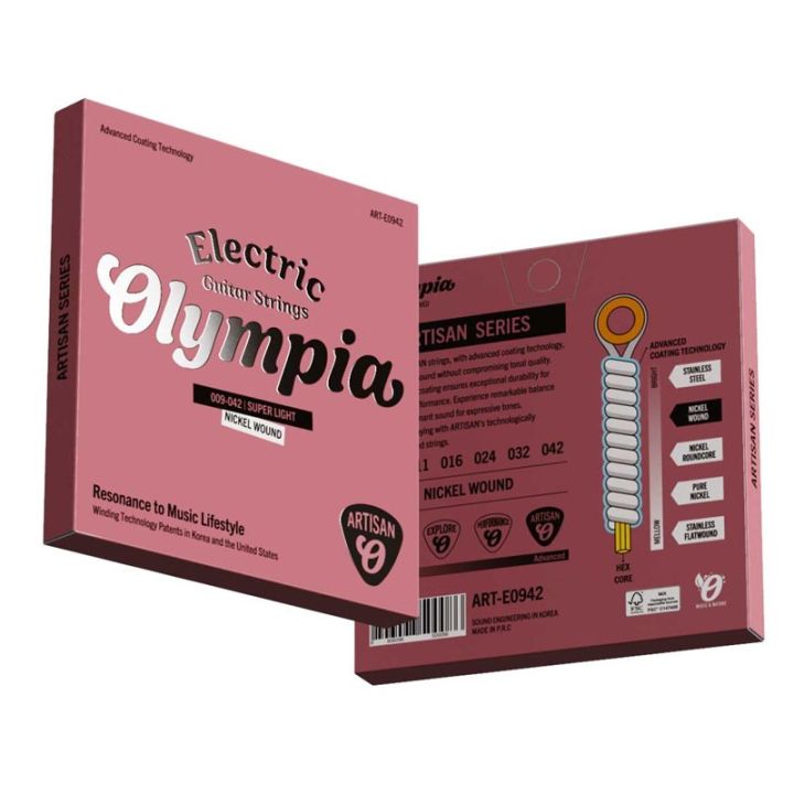 Olympia%20Electric%20Guitar%20Strings%20Full%20Set%20ART-E0942%20Artisan%20Series%20Coating%20Nickel%20Wound%20Super%20Light%20-%20Image%204