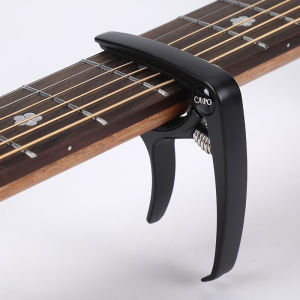New guitar Capo metal wood grain guitar Capo quick change clip key original sound classic guitar Capo for tone adjustment Valentines Day gift