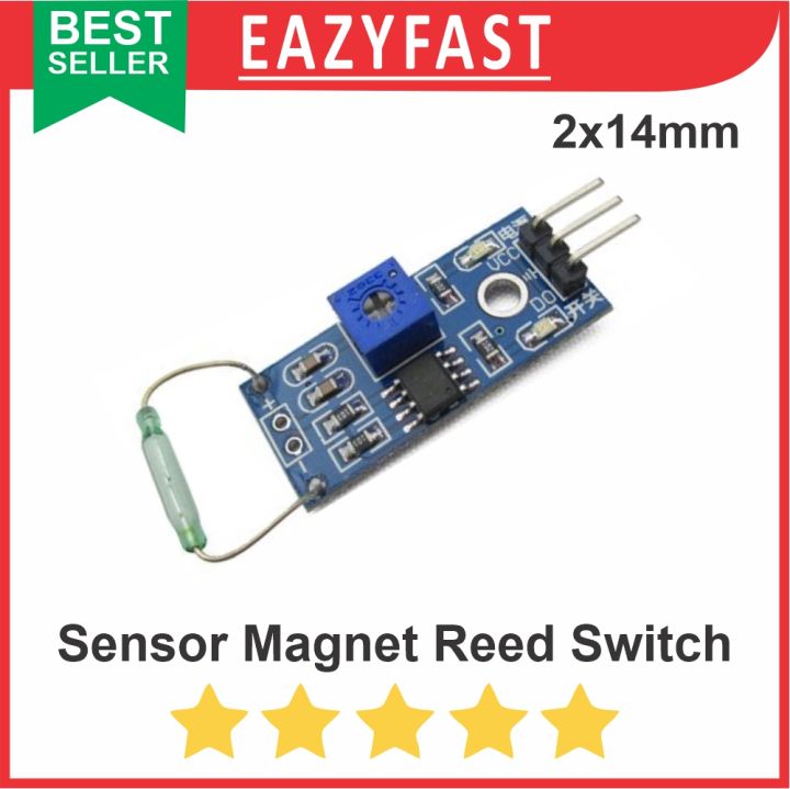 Sensor Magnetic Magnet Reed Switch Saklar Modul Arduino