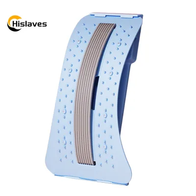Hislaves Back Stretcher Waist Trainer Adjustable Cervical Spine Lower Back Neck Pain Relief Massager Cushion Arch Lumbar Back Cracker Board Stretching Device
