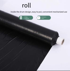 Weeding agricultural plastic mulch 3 ft (1.0 m)× 320-640 m Black mulch fruit and vegetable liquid film 1.0 m ×30 μm