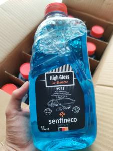 [MUA 1 TẶNG 1] Dung Dịch Rửa Xe Nước Rửa Xe Xà Bông Rửa Xe Bọt Tuyết Hương Táo Tỉ Lệ 1:200- Senfineco 9951 High Gloss Shampoo Chai 1L