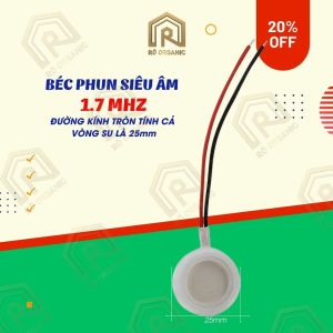 (HCM) Béc Siêu Âm 1.7MHZ(25mm) Phụ Kiện Máy Xông Tinh Dầu Khuếch Tán Hương Thơm Đầu Phun Sương Đầu Fog Béc Phun Tạo Sương _ Rô Organic