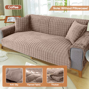 Flannel Sofa Cushion plush sofa cushion universal full cover non-slip fabric all-inclusive universal cover
