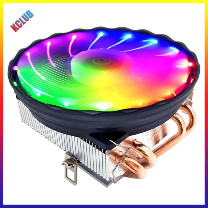 SNOWMAN 4 Heat Pipes CPU Cooler PWM 4 Pin PC Radiator Quiet Cooling Fan ...