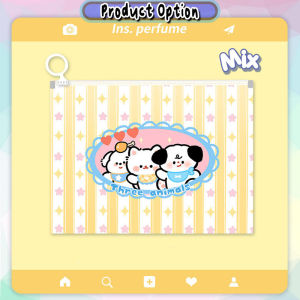 [Little B House] Cute Cartoon A4 File Holder A4 File Zipper Bag Waterproof Cute Stationery A4文件袋 Fail Plastik - ST54