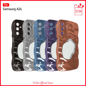 YITAI - YC57 Case Wave Mirror Samsung A02S A03S A04 A04S A05 A05S A11 M11 A12 M12 A13 4G 5G A13 LTE A14 A15 A21S A22 4G M32 M22 A23 4G 5G A24 A25 A30 A20 A32 4G A33 5G A34 5G A35 5G