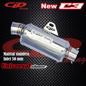 Knalpot CLD Racing New C3 Oval Beat Scoopy Genio Mio Sporty Mio j Soul gt 115/125 Mio m3 xeon rc/Xeon gt 125 X ride 125
