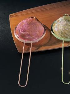 ที่กรองค็อกเทลบาร์สร้างสรรค์ ที่กรองชาสแตนเลส ที่กรองจูเล็ป เครื่องมือในบ้าน อุปกรณ์ครัว