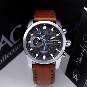 Jam Tangan Pria Alexandre Christie AC 6593 AC6593 AC 6410 AC 6562 AC 6491 Original Garansi Resmi 1 Tahun - Leather