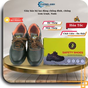 Giày chống đinh giày bảo hộ lao động HELIOS TITAN đế thép mũi thép giày chống trơn trượt giày da bảo hộ lao động giày chống va đập chống dập đầu ngón chân chống thấm nước hàng chất lượng cao giá rẻ. Loại 1
