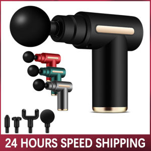 【Free Shipping+Local Ship】Multi Function Massage Gun High Quality Therapeutic Massager For Sport Massager Machine For Body Massage Pain Relief Electric Massager Massage Slimming Device With BAG