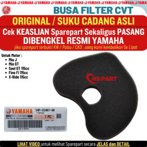 Saringan Busa Filter CVT Mio J GT Soul GT Fino Xride 115cc Original Yamaha 100%