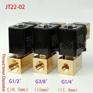 Normal Close JT22-02/SD22-02 Direct Acting Brass Valve 2 position 2 way High Pressure Solenoid Valve 1/8 1/4 3/8 1/2 BSP 8MPa