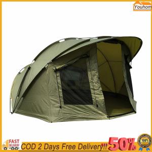 【24 hours delivery】 210D Oxford Fishing Tent Weatherproof Bikepacking Tent Backpacking Tent for Camping Hiking Cycling