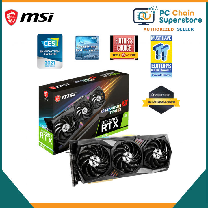 10 スマホ・タブレット・パソコン MSI GeForce RTX 3080 GAMING X TRIO 10G