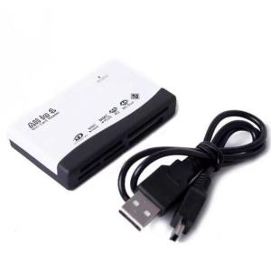 6 in 1 TF CF XD MS Memory Reader Home Office Portable External USB Adapter Reading Writing Converter