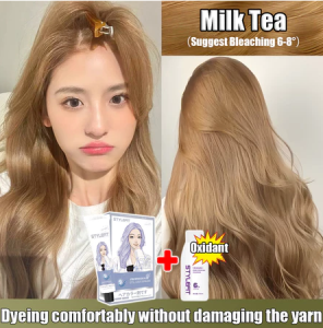 STYLEFIT CAT RAMBUT PEWARNA RAMBUT BAHAN HERBAL ALAMI WARNA TAHAN LAMA MODEL KOREA Warna BLACK Menjaga rambut tetap berkilau dan elastis Rambut Pewarna Rambut Permanen ANTI LUNTUR CAT RAMBUT GARNIER HAIR DYE mise en scene Hello Bubble