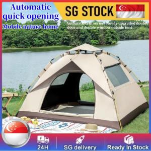 Automatic Waterproof Beach Tent/ Portable Outdoor Tent/ 200x155cm Picnic Tent/ Anti-UV 2-3 Person Tent