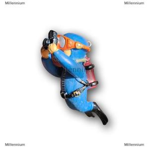 [COD] Millennium Kawaii nhựa frogman đồ trang trí hồ cá thú vị nổi trang trí mô phỏng Mini thợ lặn bể cá Phụ kiện hồ cá