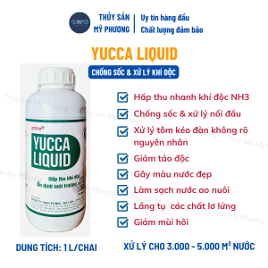 Yucca tạt saponin chống sốc nổi đầu khử khí độc Yucca Prima nguyên liệu nhập khẩu cho tôm thẻ cá lươn ếch ốc ba ba - CỬA HÀNG THỦY SẢN MỸ PHƯƠNG