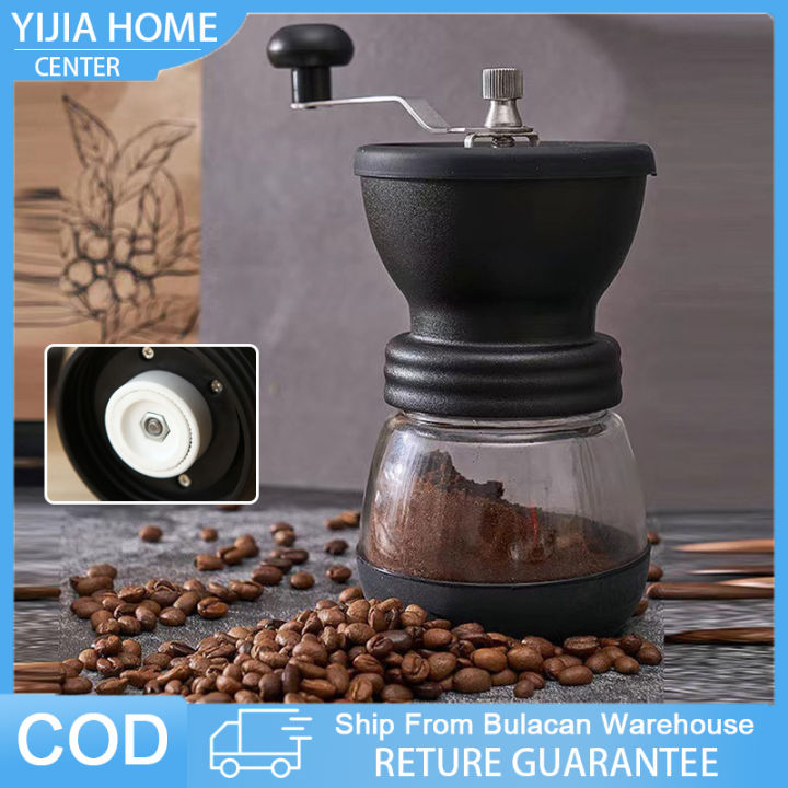 【YIJIA】Manual Coffee Grinder/Stainless Steel Hand Crank Coffee Bean