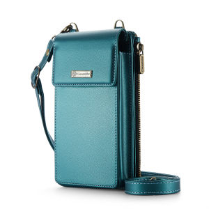 Crossbody Phone Bag for Women Leather Ladies Cross Body Handbags Waterproof Mobile Phone Pouch Small Cellphone Shoulder Bags Coin Purse Wallet Gifts for Girls