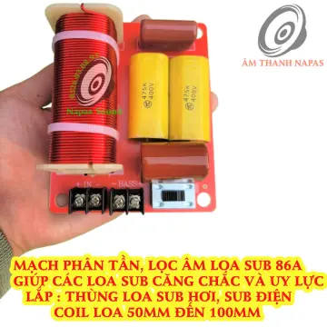 MẠCH PHÂN TẦN LOA SUB ĐIỆN VÀ SUB HƠI - MẠCH LỌC CHO LOA SUB - LOA ...