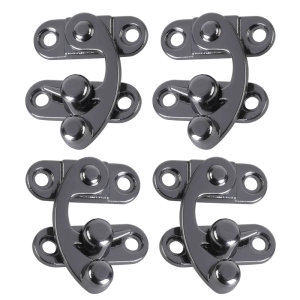 Multifunctional Zinc Alloy Swing Arm Hook Latches for Suitcases Dollhouses Box & Bird Houses with Fashion Appeal