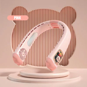 100% Original Disney Kipas Angin Gantung Leher 4000mAh Portable Neck Fan