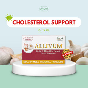 LYFNJOY Allivum Garlic Oil Liquid in Capsule Health Supplements for Adult – Heart & Immune Support