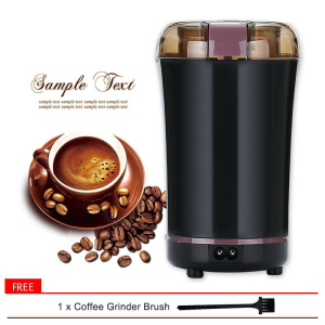 Grinding Beans Grain Mill Crusher Super Fine Grinding Machine Household Small Mill Beans Spices Dry Mill Electric Coffee Grinder(Free Plug)