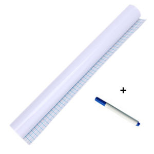 Black Board Wall Sticker Removable Self Adhesive PVC Chalkboard Paper Whiteboard Sticker Wall