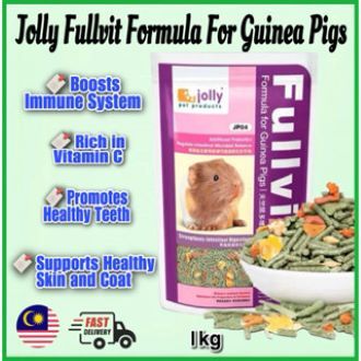Jolly Fullvit Formula for Guinea Pigs Makanan Guinea Pigs 1kg | Lazada - Guinea Pig Lacteos Unique Formulas